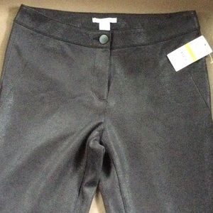 Brand new, never worn, Faux suede, beautiful detail, black